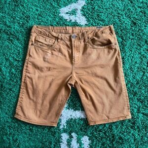 Buffalo David Bitton Parker-X Slouch Fit Stretch Mens Shorts W38 Copper